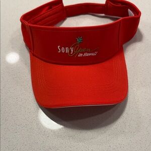 Sony Open Red Visor